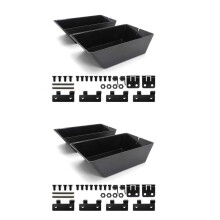 2X 2011-5 RC Bait Boat Spare Parts Accessories Upgraded Double Silo Accessories for Flytec 2011-5 Bait Boat,Black