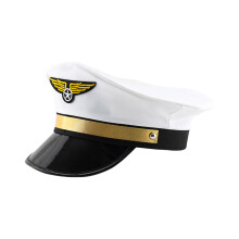 Chapeau militaire unisexe, chapeau réglable, chapeau à -Blanc