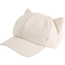 Chapeau de Baseball avec oreilles de chat, chapeau de-Beige