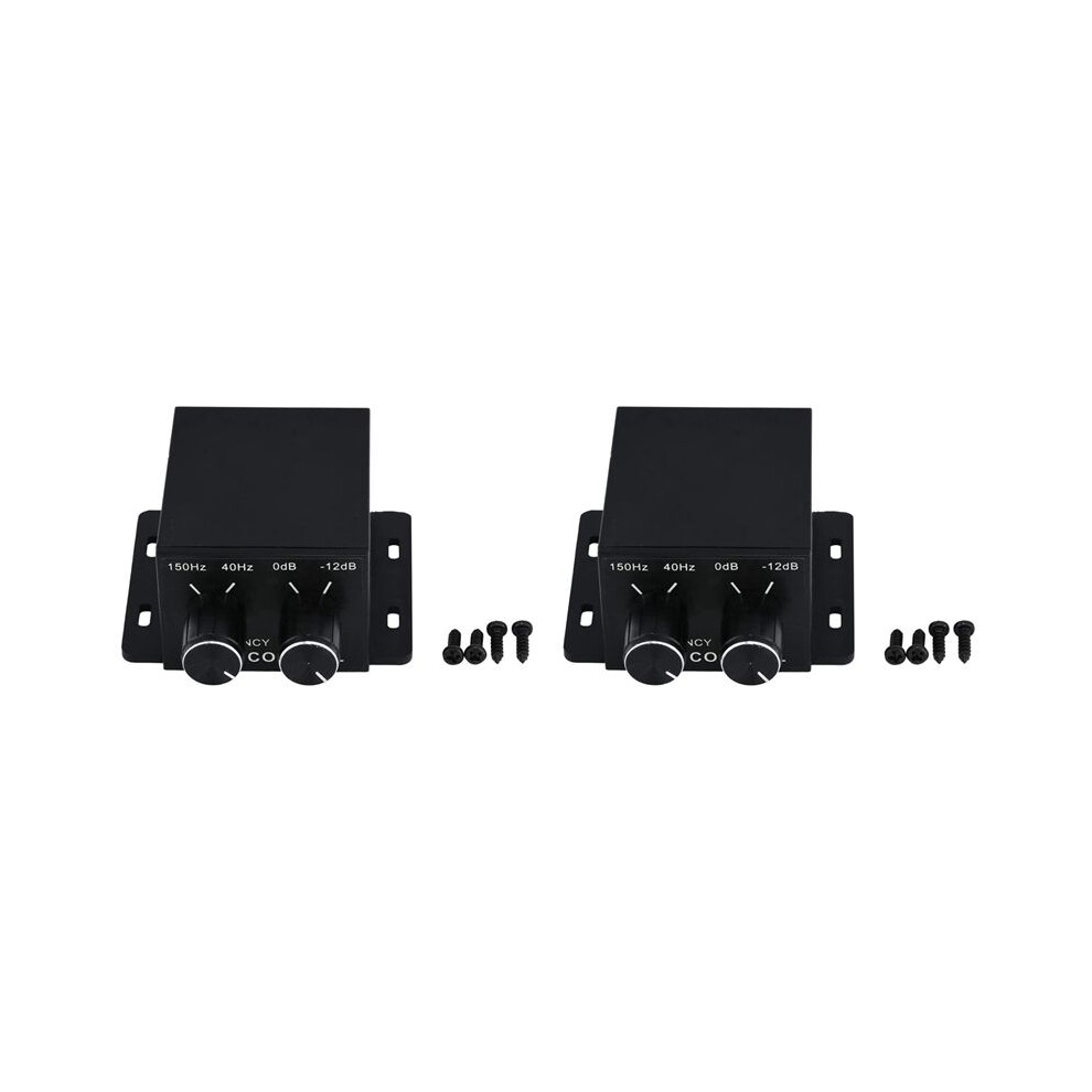 2X Car Audio Regulator Amplifiers Bass Subwoofer Stereo Equalizer Controller 4 Rca 4711705593679