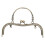 (As show, One size) Purse Frame Tailor Accessories M shaped Embossed Hand Pull 20.5cm with Flower shape 1
