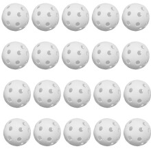 Pack of 20 Practice Golf Balls, Plastic Airflow Hollow Golf Balls for Driving Range Swing Training Training Golf Balls Indoor Outdoor Ref: 1113
