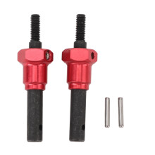 Material de mejora Eje RC Pieza de repuesto para Crawler 1/10 Ángulo de transmisión grande ajustable Componente axial de acero de alta resistencia
