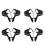 4X Car Multi-Function Steering Wheel Cruise Control Buttons  for  Innova 2015-2019 1