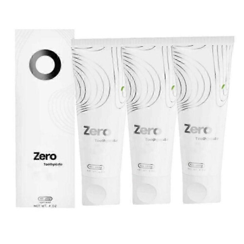 (3pcs) 1-3pcs Zero Toothpaste 10% Nano-Hydroxyapatite for Advanced Enamel Protection