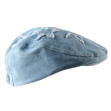 Chapeau japonais étoile à cinq branches, chapeau de taxi-Bleu
