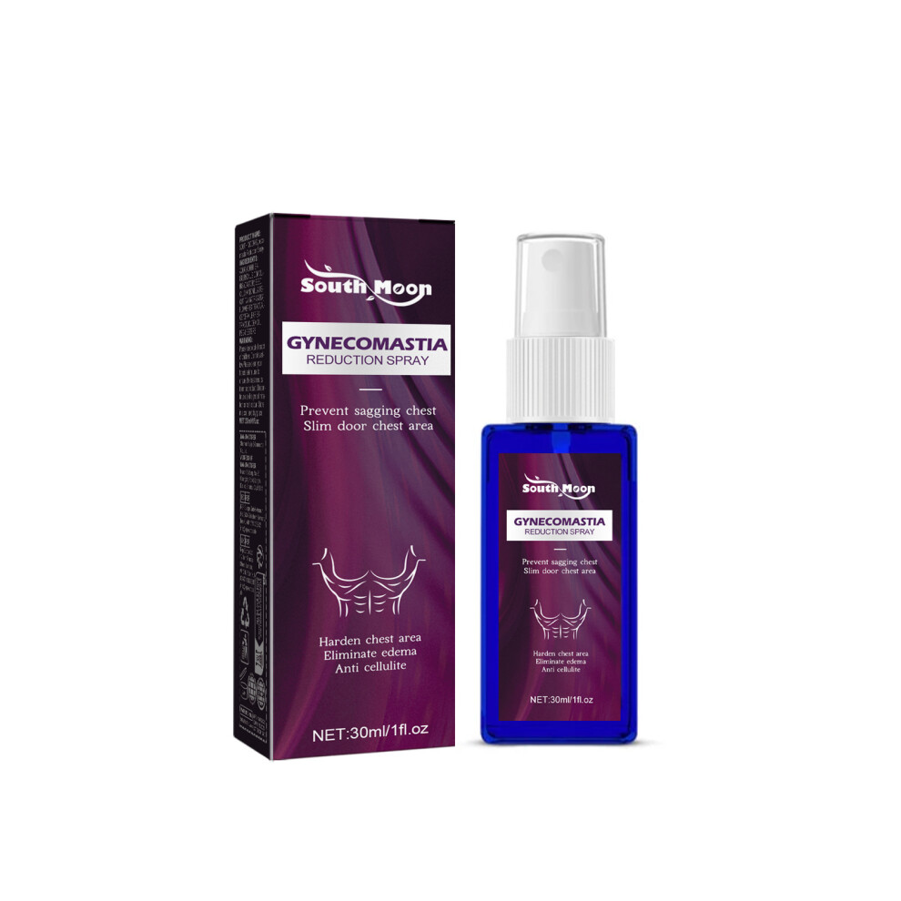 (30ml) South Moon Men's Chest Care Spray Massage Chest Muscle Shaping Body Care Spray