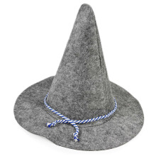 Chapeau de sorcière rétro, accessoire de fête, chapeau de-Gris