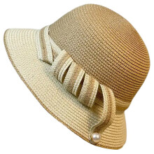Ceinture tressée élégante, chapeau de paille fait à la-Kaki