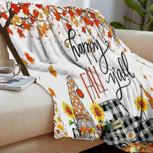 (240x220cm-EU-King, 17) Halloween Throw Blanket for Couch Bed Halloween Fall Thanksgiving Gift Blanket Pumpkin and Ghost Print Blankets Sofa Blankets