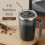 450ml Automatic Stirring Magnetic Coffee Mug-Gradient black 6