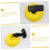 drain plunger for the kitchen yellow 2