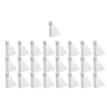 Witte aluminium afvoerachterwanden voor-Bottomlengte 6,5 cm