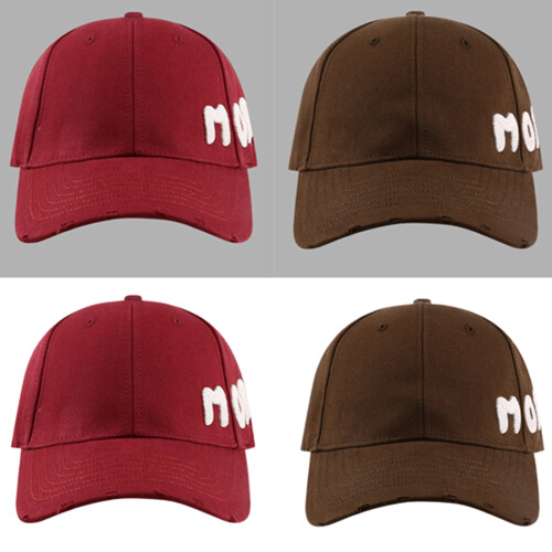 Chapeau de Baseball avec lettres brodées accrocheuses,-café 2