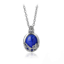 (007) The Vampire Diaries Necklace Elena Gilbert Necklaces For Women Movie Jewelry Charm Katherine Klaus Forbes Blue Stone Choker