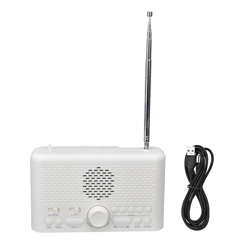Lcd Display With Backlight Digital Radio Featuring Adjustable Sleep Timer And Snooze Function, Built-In Lock Switch Battery Power Status Indication En 9416038561351