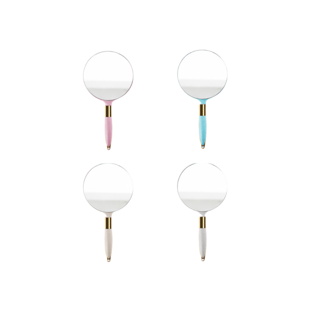 Makeup Mirror, Ergonomic Design Clear Reflection Portable for Home, Travel, Salon Use (Circular)