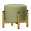 Triple HeightAdjustable Sofa Stool, Stackable Round Living Room Stool (Green, 28 x 25 cm) 1