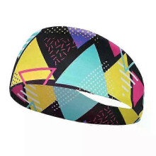 (A05)Sports Headband Running Fitness Sweatband Elastic Absorbent Sweat Cycling Jog Tennis Yoga Gym Head Band Hair Bandage Men Women