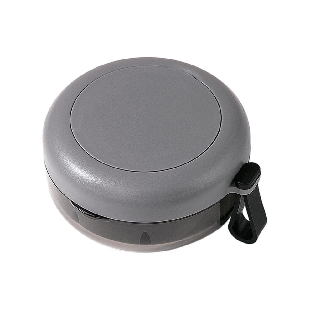 Grey Retainer Holder Box For Dental Appliances Dentures Leak