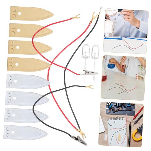 Fruit Battery Experiment Set Copper Zinc Anode Electrode Strips Ref: 5073 1