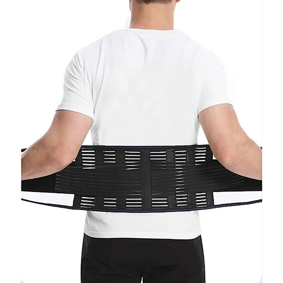 Back brace, relieve lower back pain waist lumbar spine back support lumbar support belt for women (Size: XXL)