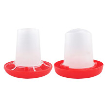 Chicken feeder and watering set, chick feeder and watering set, feeder for farm, pet, backyard, indoor, barn, quail, livestock, outdoor Ref: 7488