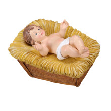 Baby Jesuses kerststalbeeldjes met kribbe Christian Home-1