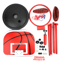 Indoor Outdoor Basketball Hoop for Kids, Shatterproof Backboard with Anti Rust Frame Easy Assembly Stand Portable Design, Flexible Space Saving Set In