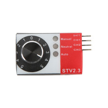 RC Servo Tester pro Přesnou Kalibraci, 3kanálový CCPM Checker s Režimem Generátoru Signálu a Ručním Nastavením Rychlosti pro Vrtulníky a