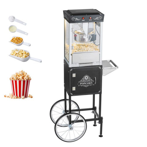 Machine à Pop Corn - DUOKU - NP08F - 800 W - 0,2 kg - 48 Tasses