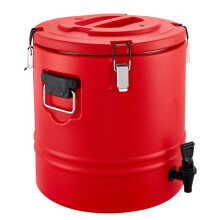 Distributeur de Boissons Isotherme - DUOKU - WNS-9 - 30 L - Rouge - Non Électrique