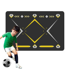 football step training mat, noiseless dribble mat, shockabsorbing carpet, dark gray yellow