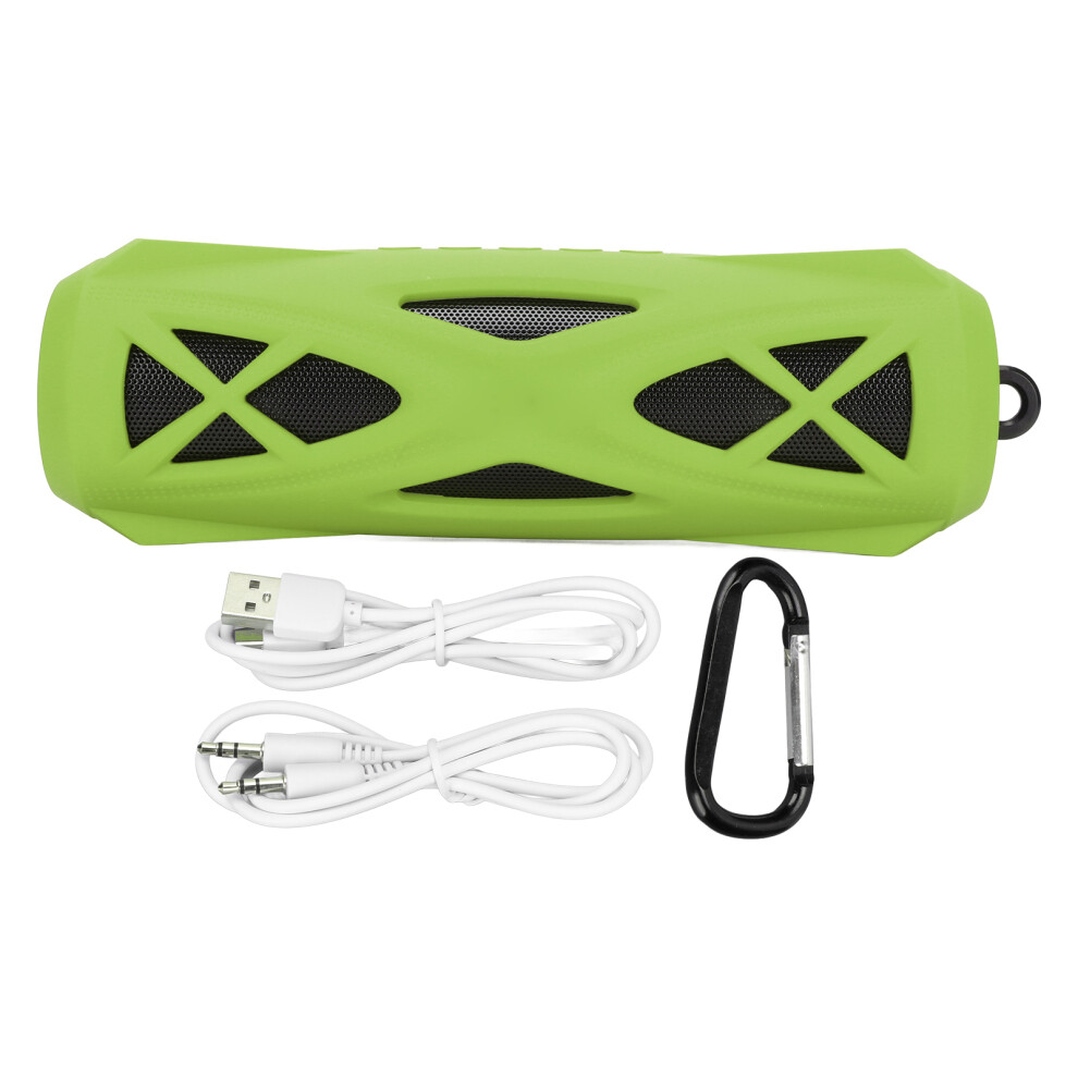 Portable Waterproof Speaker With Magnetic Mount,Shock-Resistant Design,Extended Playtime,Bluetooth Connectivity,Supports Up To 32Gb Microsd, Clear 9420858849933