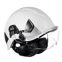 Capacete de Segurança Industrial-Duoku-Certificado ANSI/ISEA Z89.1-Feito em ABS com Ventilação-Ajustável-Equipado com uma Viseira-Protetora