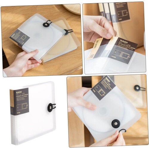 12 CD Bag Electronic Wallet Pocket Binder Organizer for Storage Organization 1