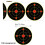 Splatter Target, Splatter Burst  6inch adhesive target, bright fluorescent yellow 4