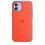(12 Pro MAX, Electric Orange) Silicone Case For Iphone 12 And 12 Pro 1