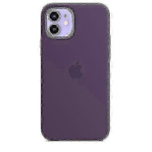 (12 Pro MAX, Amethyst) Silicone Case For Iphone 12 And 12 Pro