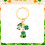Four Leaf Charm Keyrings Metal Keychains Patricks Day Decorative 5