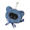 Serviette à main absorbante épaisse à Double couche,-Bleu 1