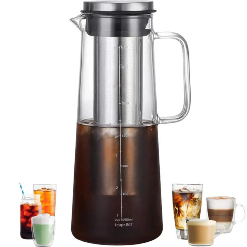 Cold Brew Coffee Maker for At Home Ice Tea 1000ML