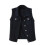 (xl, Black) Women's Spring And Autumn Coat Solid Color Sleeveless Denim Jacket Jacket_1 2
