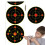 Splatter Target, Splatter Burst area targets,100 sheets adhesive  6inch 1