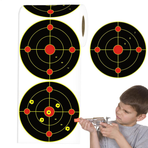 Splatter Target, Splatter Burst area targets,100 sheets adhesive  6inch