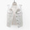(2xl, White) Women's Spring And Autumn Coat Solid Color Sleeveless Denim Jacket Jacket_1 1