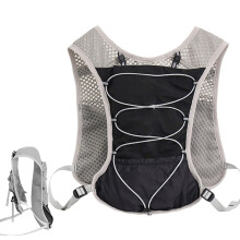 Reusable Hydration Vest, 5l Reflective Running Vest, QuickDrying Adjustable for Cycling, Hiking, Outdoor Black Ref: 6043