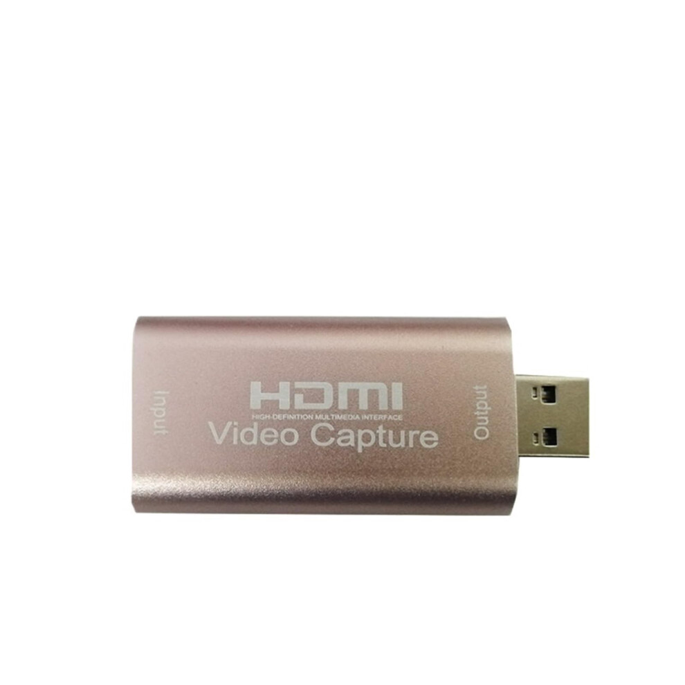 Usb Capture Card Hdmi To 30Hz Input 1080P Hd Live Broadcast Converter Video Capture Hdtv Golden 9426802928914