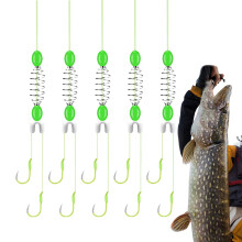 Fluorescent fishing hooks Glow green fishing hooks Hook holder accessories for night fishing Improved visibility 9 Ref: 9667