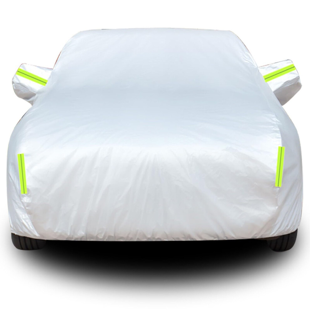 Waterproof All Weather Car Cover With Scratch Resistant Lining And Zipper Access For Mini Cooper Clubman 9365049349499